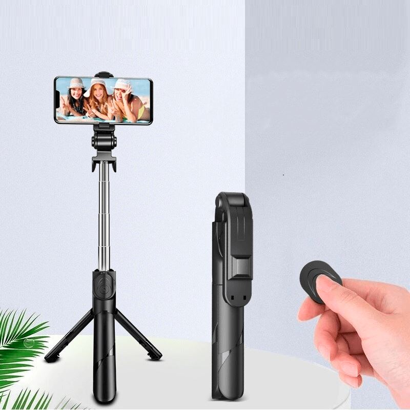 Trípode para celular con luz completa: Bluetooth, luz y control remoto